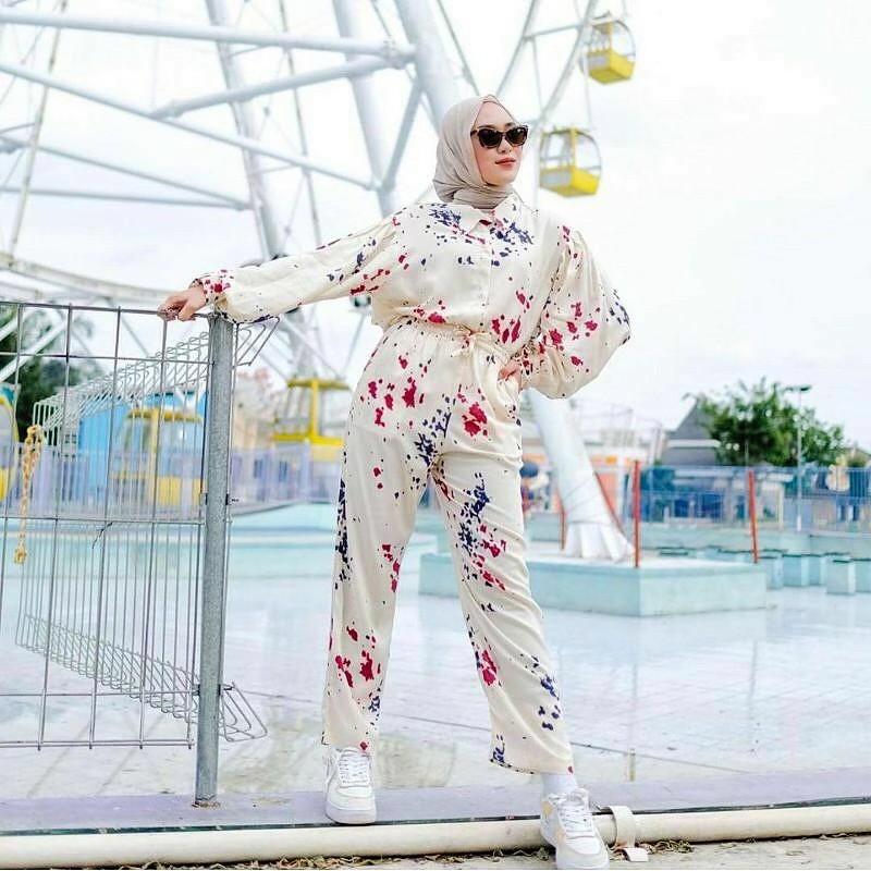 DOLBY ONE SET / ONE SET RAYON / ONE SET PAJAMAS / STELAN WANITA