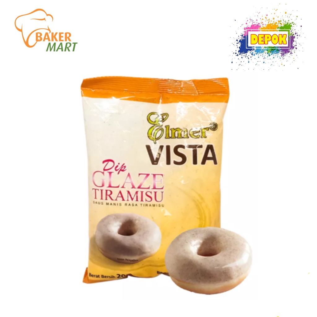 

Elmer Glaze Tiramisu 200Gr