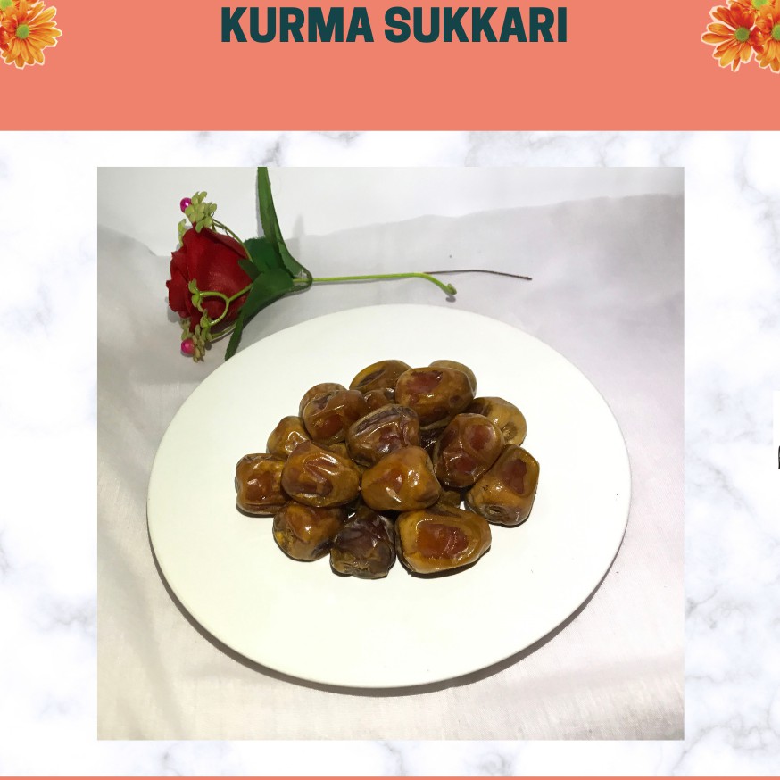 

(READY) Kurma Sukkari Kurma Arab Asli 500 g Hampers Ramadhan