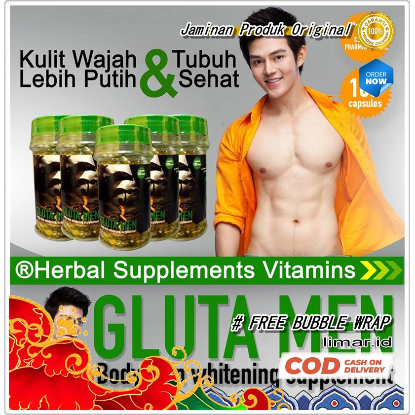 GLUTAMEN Original Japan Pemutih Kulit Pria / Obat Pemutih Vitamin Kuit / Pemutih Muka Pemutih Badan