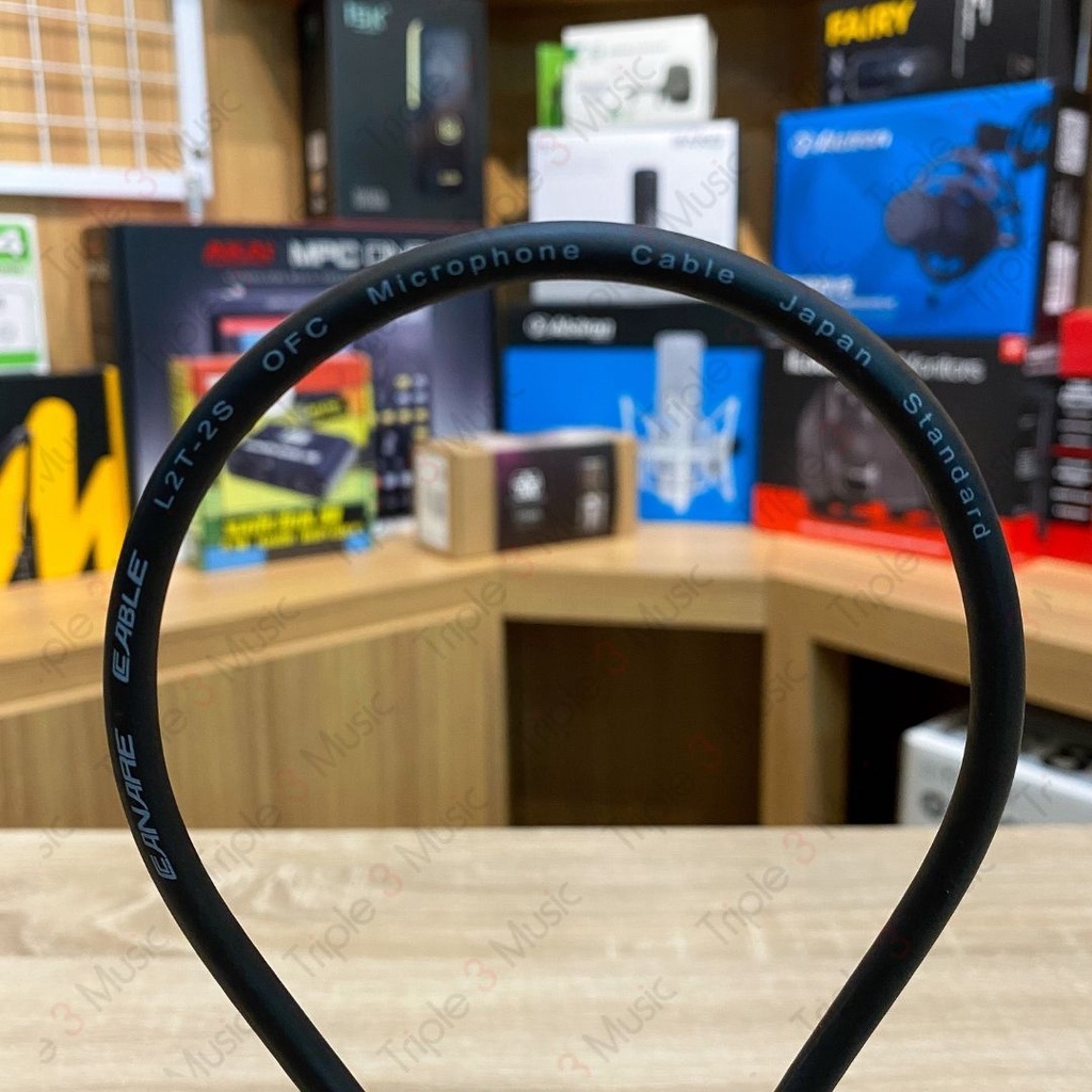 Kabel Instrument jack gitar TS to TS L 3m Canare Japan Standard L2T2S