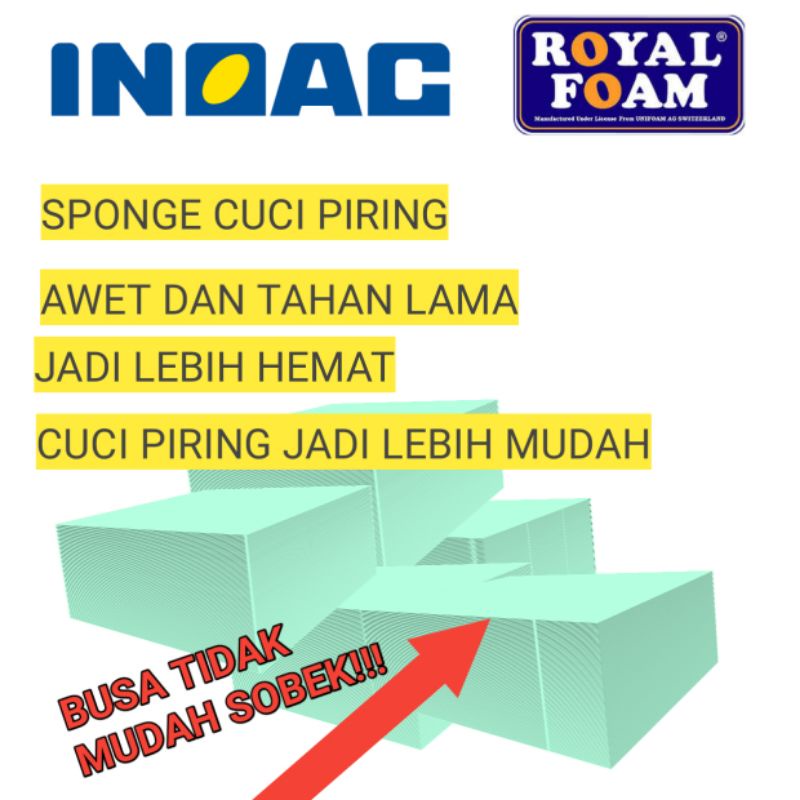 spon inoac sponge inoac spon cuci piring spons cuci motor