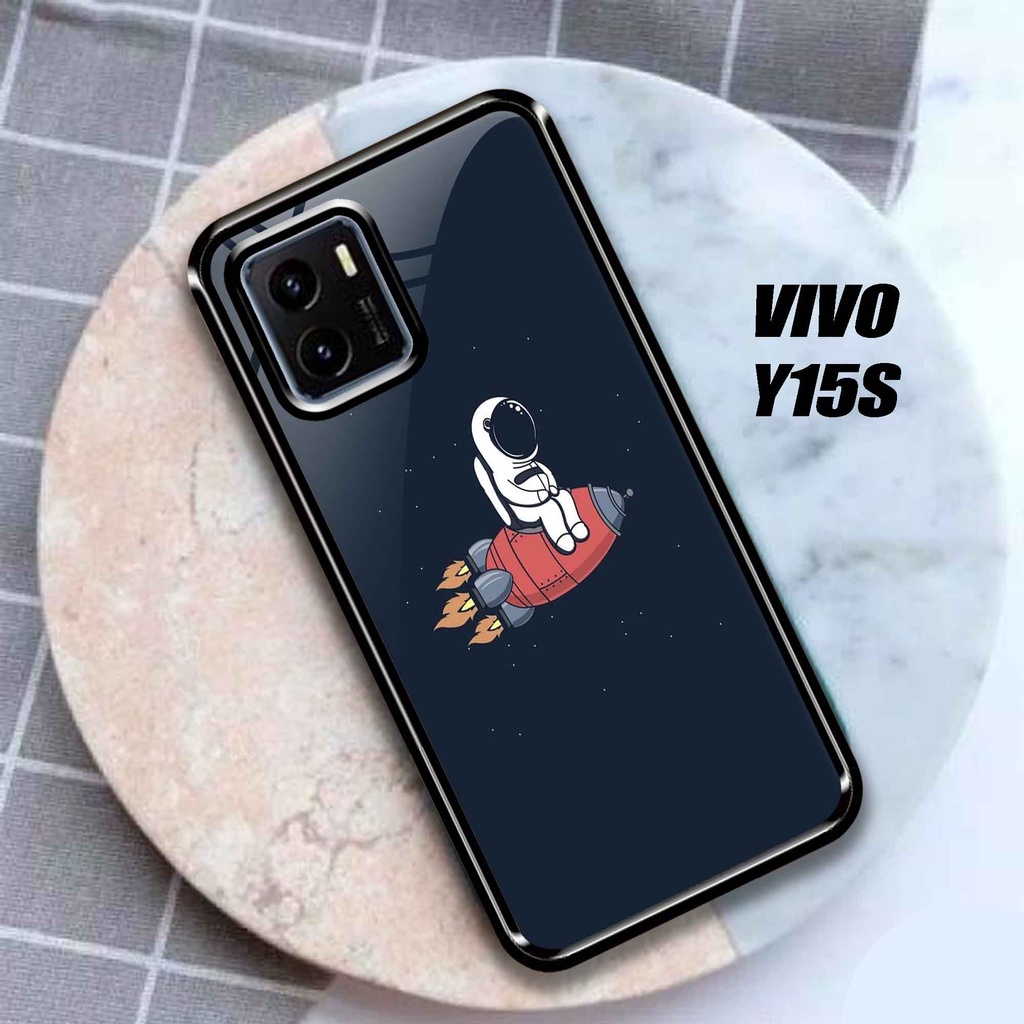 HK - Case VIVO Y15S Terbaru [ ASTRONOT ] - Casing VIVO Y15S - Casing Hp Mewah - Hardcase Hp - Siliko