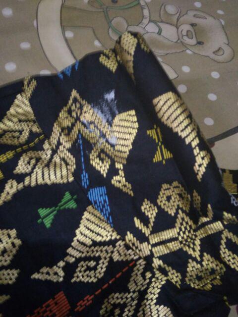 Batik Sarimbit 046 Couple Wanita Longdress / Gamis Brokat Seragam Keluarga Prodo (harga Terpisah)