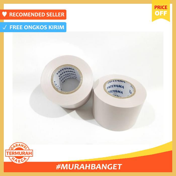 

Lakban Ac Tateyama / Duct Tape / Solasi Pipa Ac Jumbo Premium (Lem) - Selotip & Double Tape
