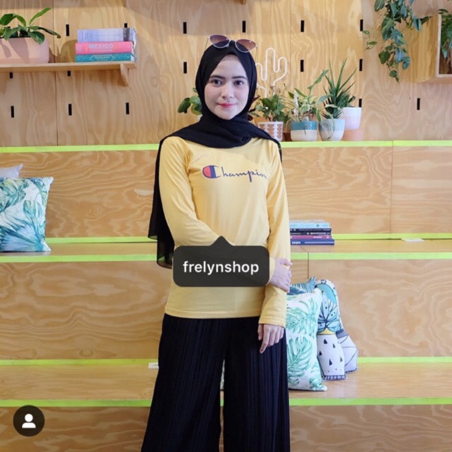 Download CHAMPION LONGSLEEVE KUNING MUSTARD PANJANG BAJU KAOS ...