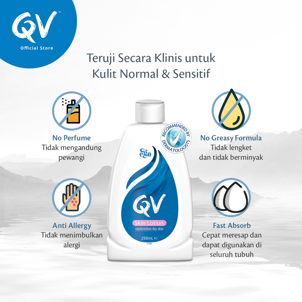 QV Skin Lotion 250ml 250 ml 500 ml 500ml EGO BPOM