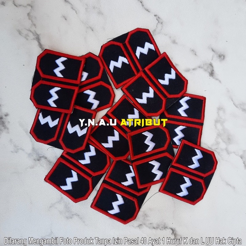 ATRIBUT PDL POLRI/PANGKAT PDL AIPDA LIS MERAH