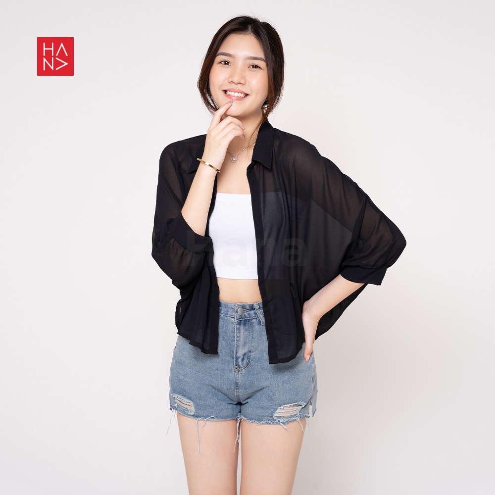 HanaFashion JKT - Felecia Basic Outer Atasan Wanita  - SB144