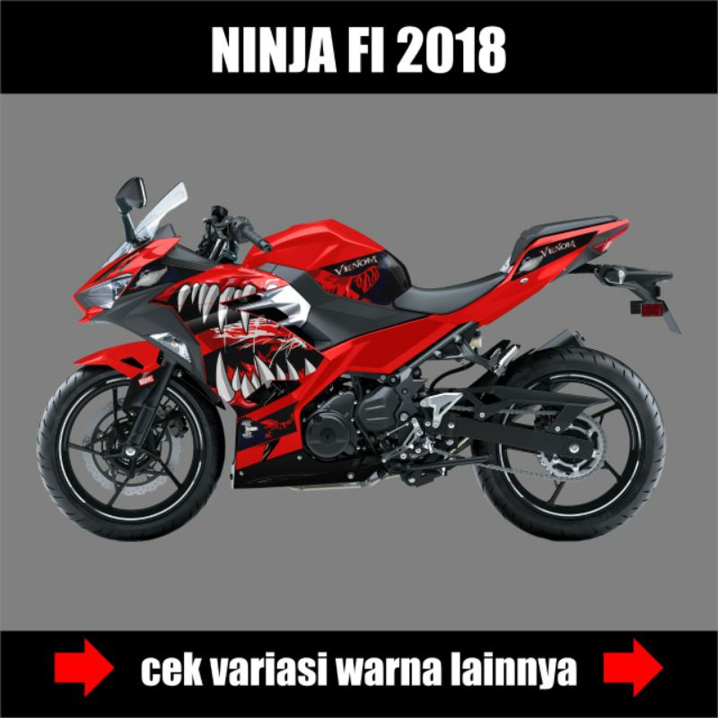 Stiker Decal Striping Motor Ninja250 Fi New /Stiker Kawasaki New Ninja 250 Fi / Decal Stiker Semi Fu