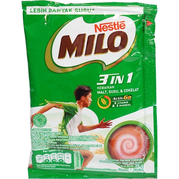 

MILO 3 IN 1 SACHET 34 GRAM