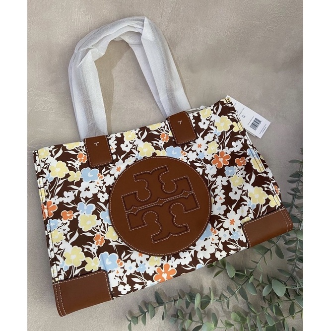 tory burch tb ella mini tote printed