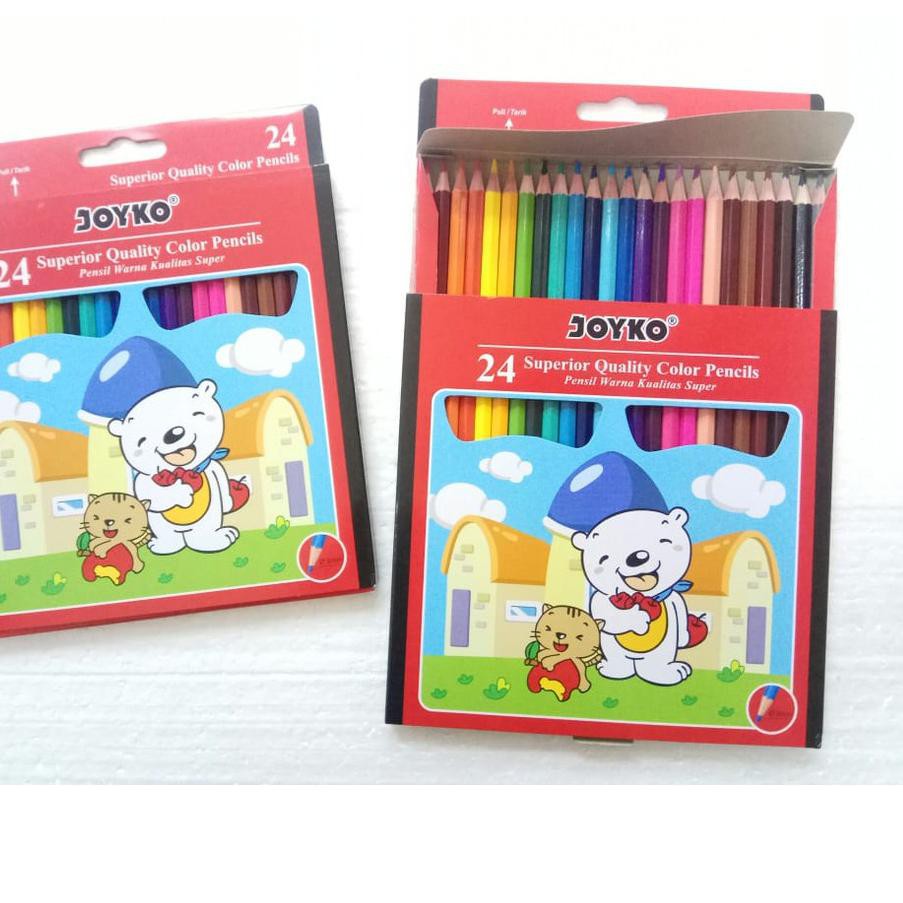 

PROMO 11.11 (ffq-770) Pensil Warna Joyko 24 Panjang