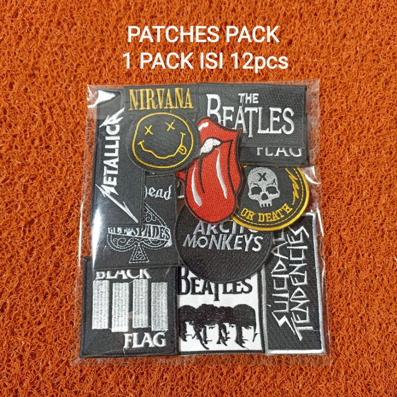 Patch bordir pack / Patchpack isi 12pcs Best Seller