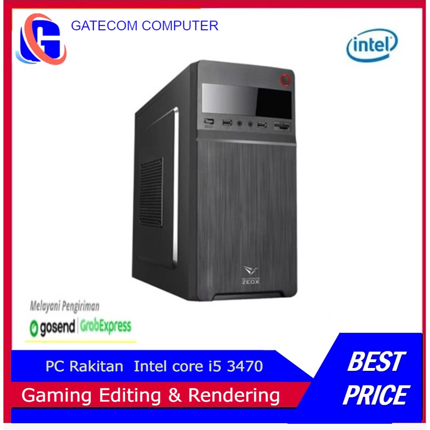 PC Rakitan  Intel core i5 3470 / DDR3 8GB / SSD 128GB + HDD 500GB - BEST PRICE