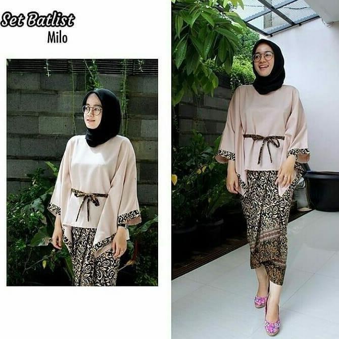 Batwing List Pita Set Rok Lilit/ Kebaya Modern/ Kebaya Murah Rumah Kebaya Bandung Rumah Songket Band