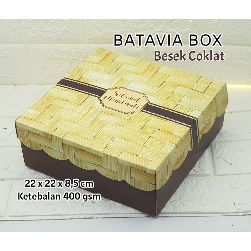 Box nasi kotak uk 22x22 (pilih motif)