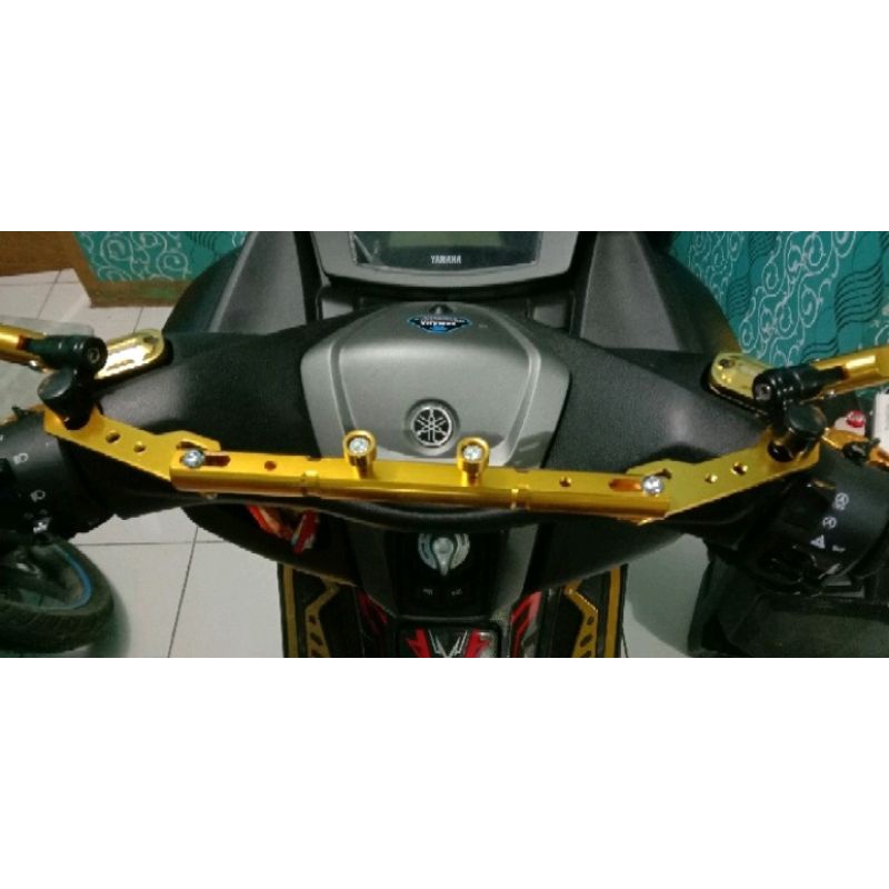 Stabiliser Palang Stang Full CNC Stelan Nmax Aerox Lexi ADV Universal Semua Motor-Palang Stang Full Stelan