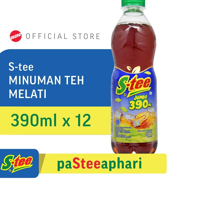

10.10 Promo Brand S-tee Botol PET 390 ml Isi 12 pcs !!!