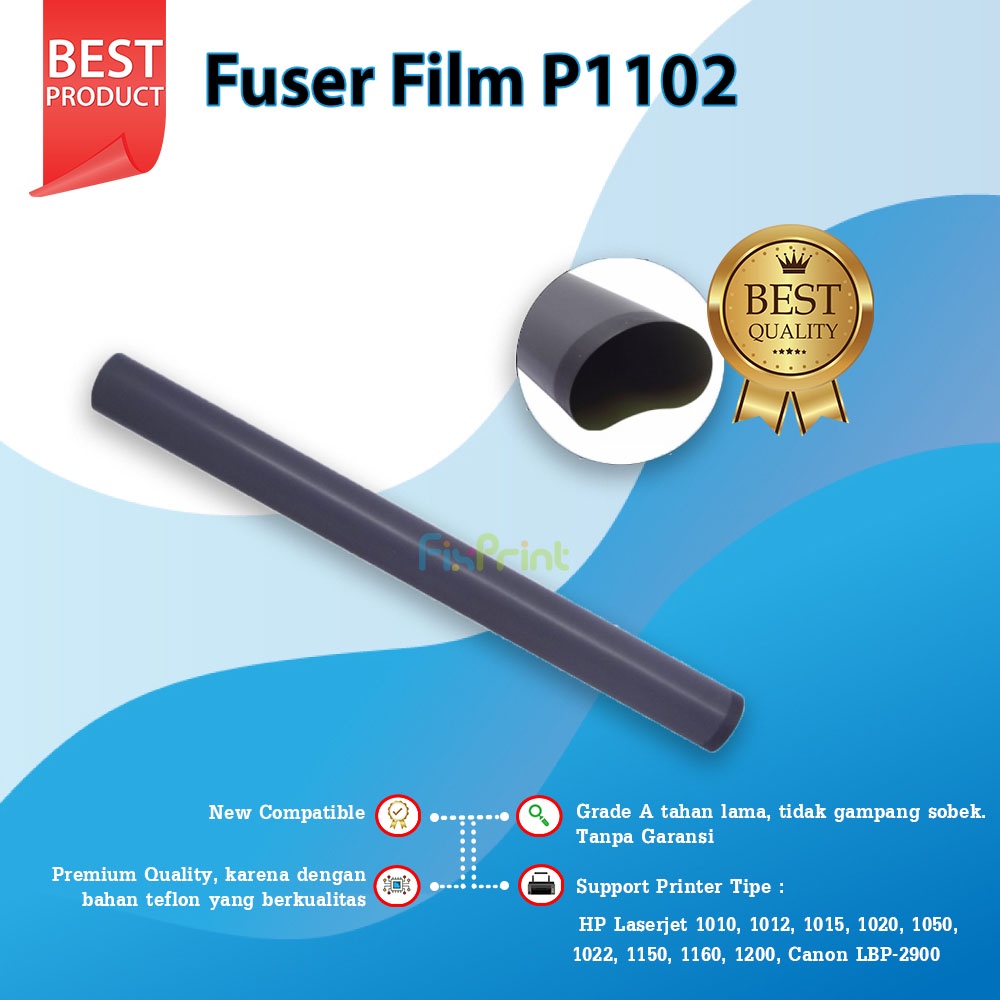Fuser Film HP Printer P1102 P1102w 1010 1020 1050 1022 P1005 P1006 P1007 P1008 Canon LBP2900 LBP6030