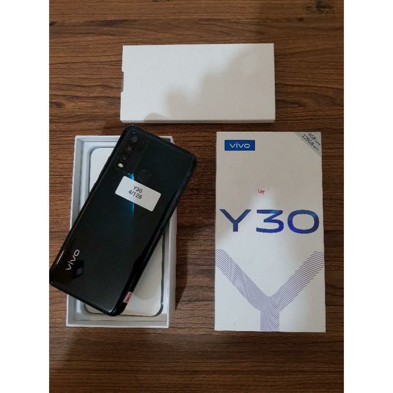 VIVO Y30 RAM 6 ROM 128 SECOND ORIGINAL GARANSI RESMI LIKE NEW
