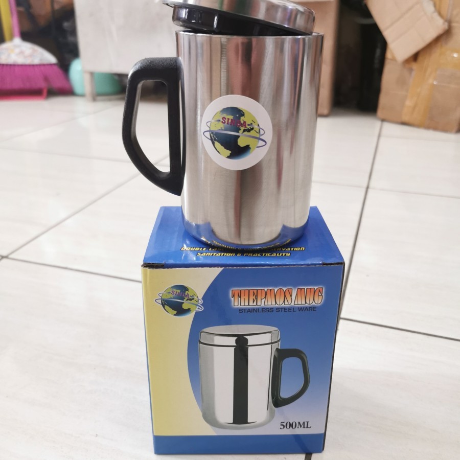 THERMOS MUG STAINLESS STEEL WARE / GELAS MINUM 500ML TERMURAH