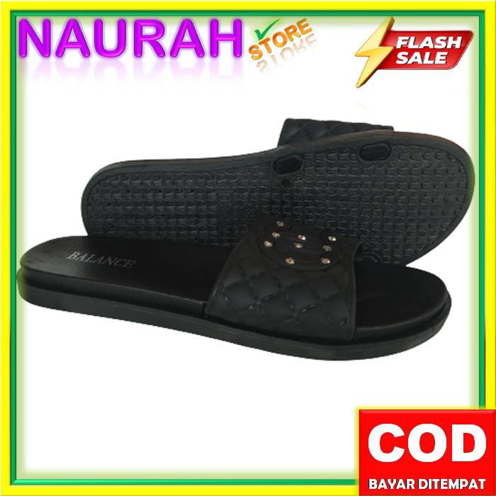 SANDAL WANITA BALANCE 956 26 SLOP OC PERMATA ORIGINAL LENTUR CANTIK SENDAL BARU BLC 956-26 NICE