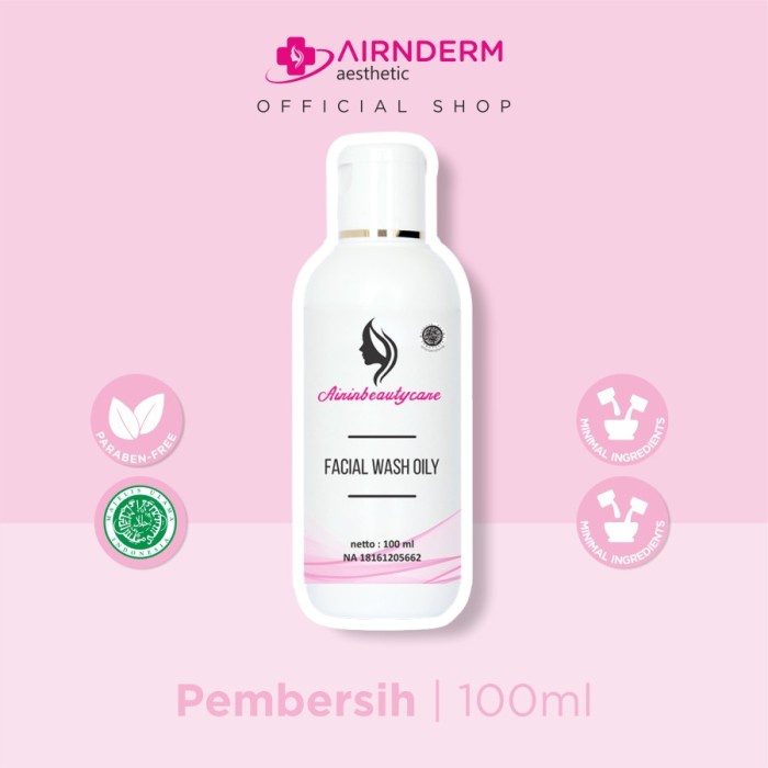 Airin Facial Wash Oily BPOM 0RI 100%