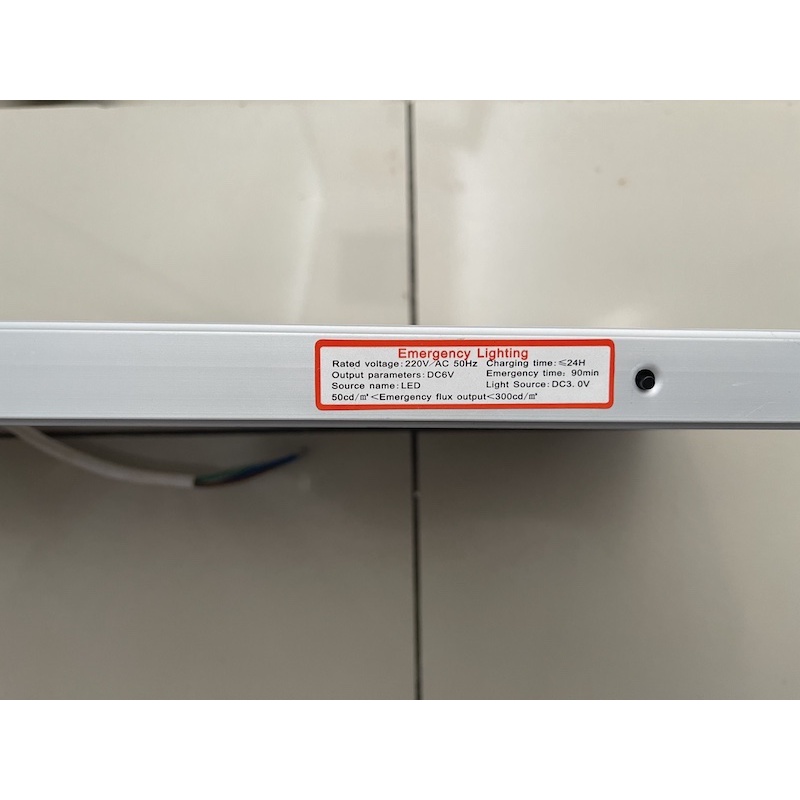 LED LAMPU DARURAT EMERGENCY EXIT BAHAN KACA