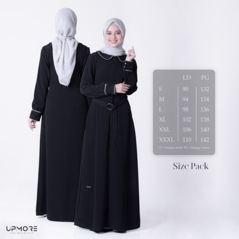 GAMIS UPMORE RAISYA BLACK