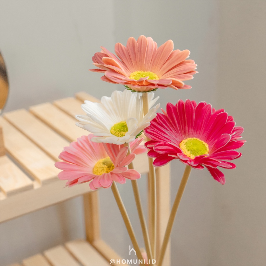Bunga Daisy Gerbera Artificial High Quality/Bunga Palsu Real Touch