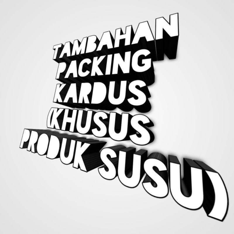 

Packing Kardus Produk Susu / Produk mudah pecah
