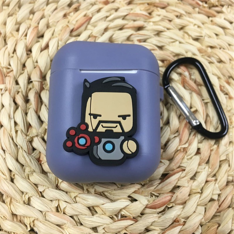 Casing Silikon Motif Kartun Lucu Dengan Kait Untuk Inpods 12 i12 TWS Earphone