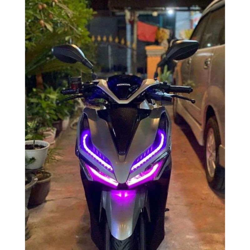 Lampu Sein Motor Variasi / Lampu Alis Drl RGB Ukuran 10 Cm 20 Cm 25 Cm 30 Cm 45 Cm 60 Cm