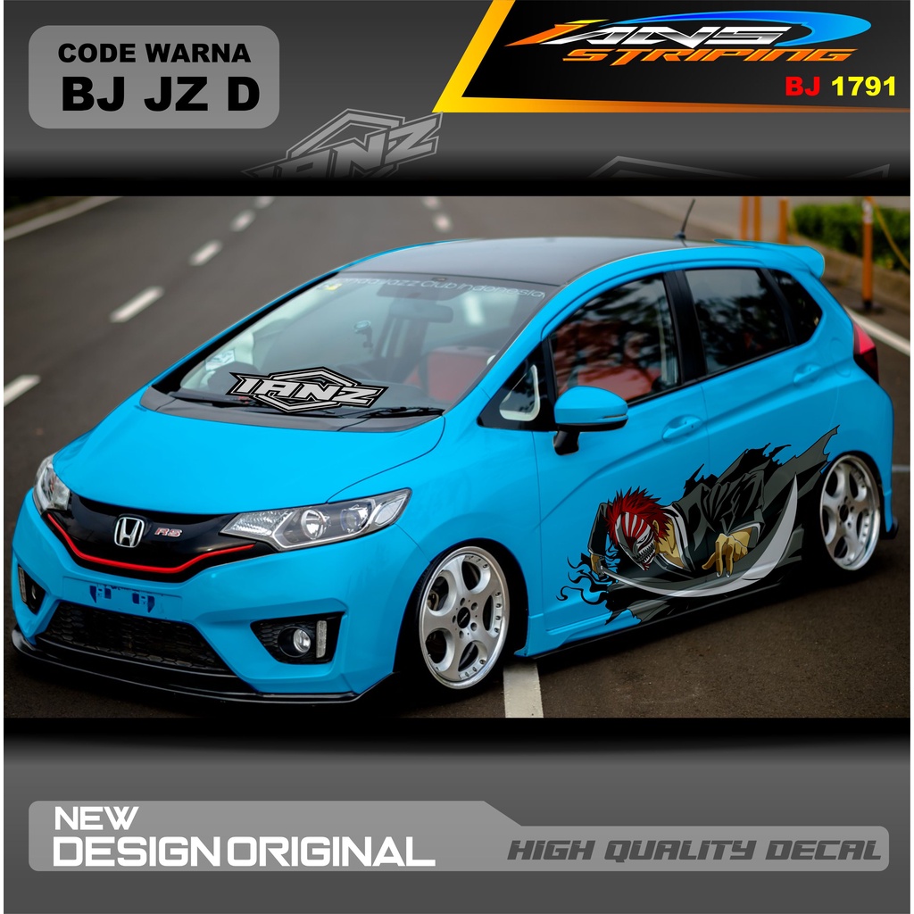 STICKER DECAL MOBIL HONDA JAZZ MOBIL AGYA AYLA AVANZA DLL / STIKER VARIASI MOBIL / DECAL STIKER MOBIL