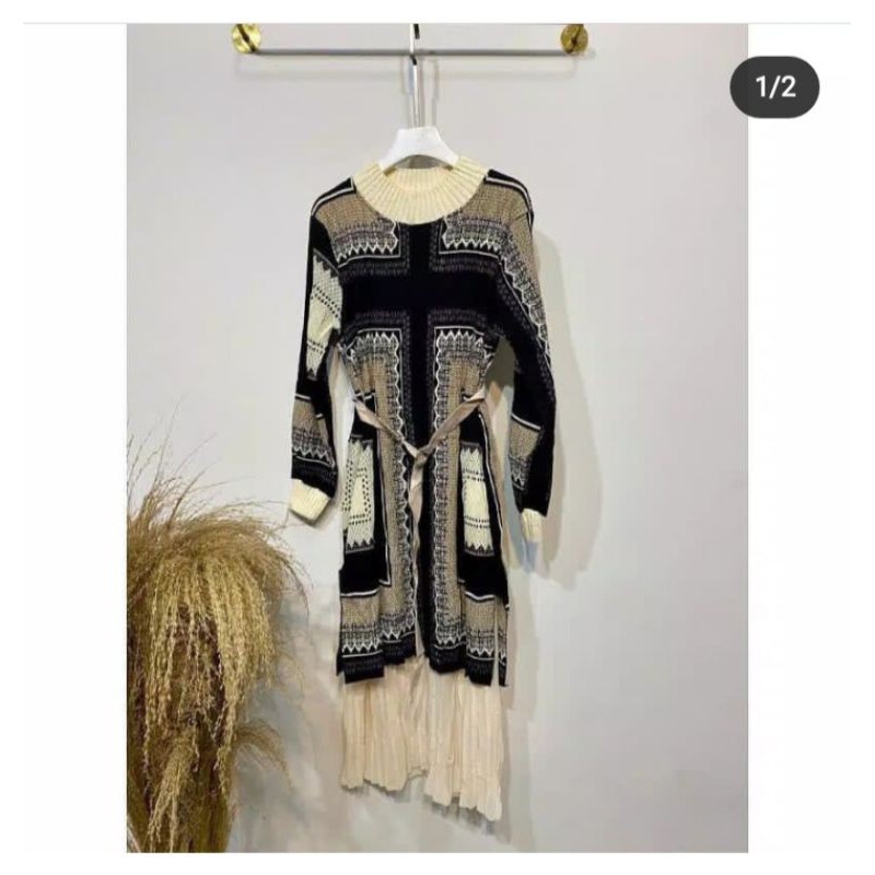 Tunik Bangkok plisket Import