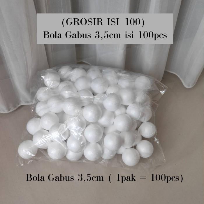 

Bola Gabus 3,5cm / Bola Gabus Styrofoam diameter 3,5cm GROSIR 100 pcs