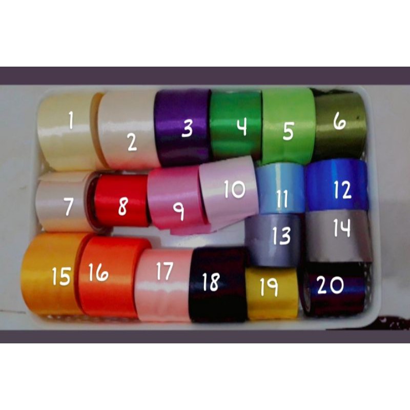 

pita satin 5 cm per roll pita kado