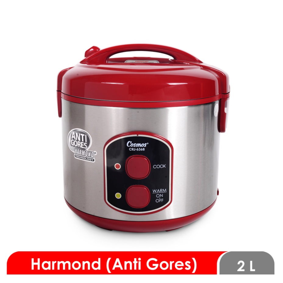 Rice Cooker Magic Com Cosmos CRJ-6368 / CRJ6368 / CRJ 6368 Harmond Kapasitas 2 Liter