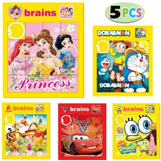 Mainan     puzzle geser besar mainan edukasi anak karakter     hanya di shopee