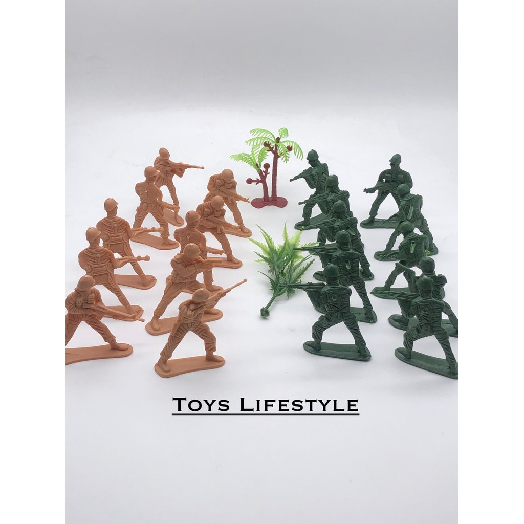 Mainan Military Playset / Soldier Army Plastik (MURAH)