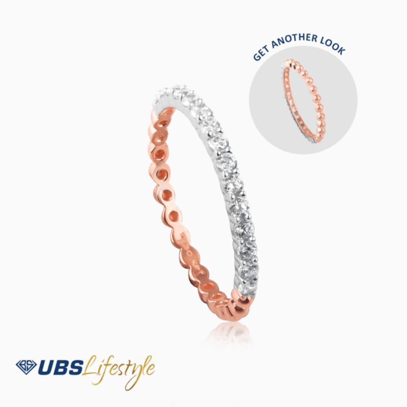CINCIN EMAS UBS TWO WAY LOOKS - ROSE GOLD 750 - CC15281