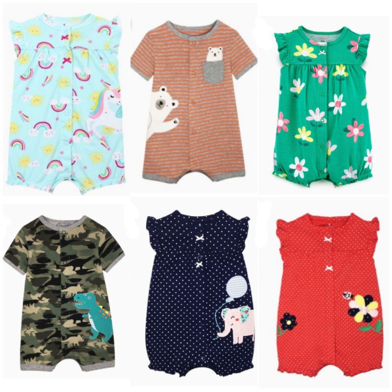 OBS ROMPER JUMPER BAJU BAYI IMPORT MOTIF LUCU MURAH BABY ANAK BOGOR kado hadiah lahiran baru lahir newborn