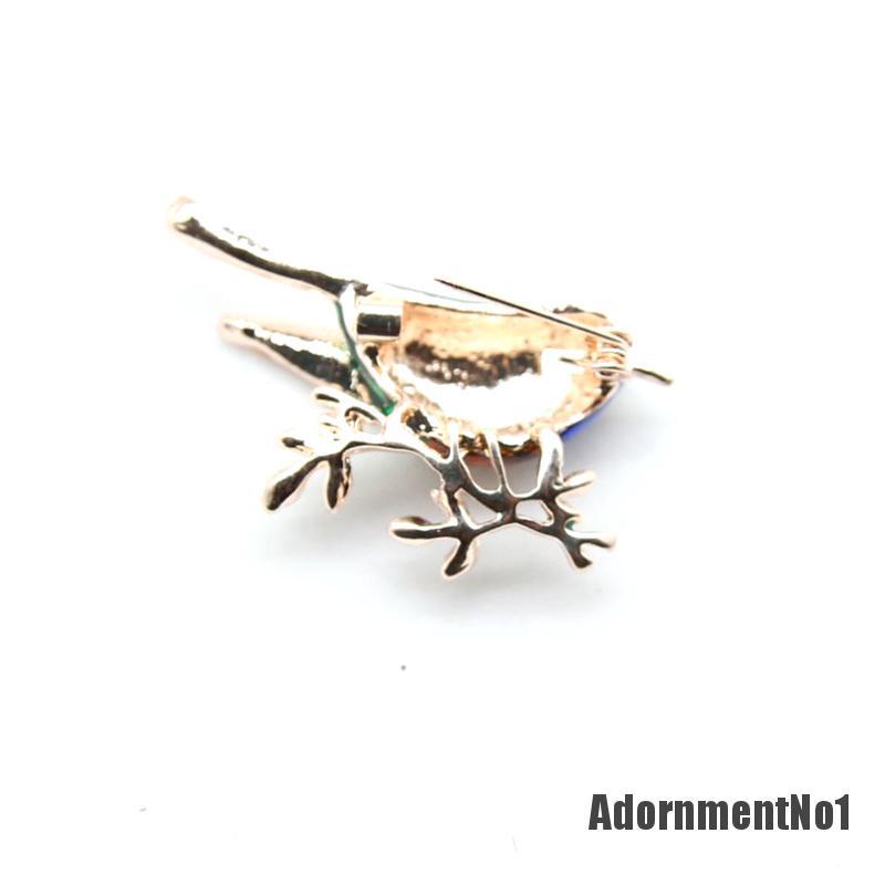 (Adornmentno1) 2021 Bros Pin Enamel Bentuk Burung Multiwarna Untuk Wanita