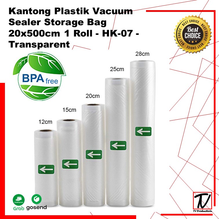 Kantong Plastik Vacuum Sealer Storage Bag 1 Roll