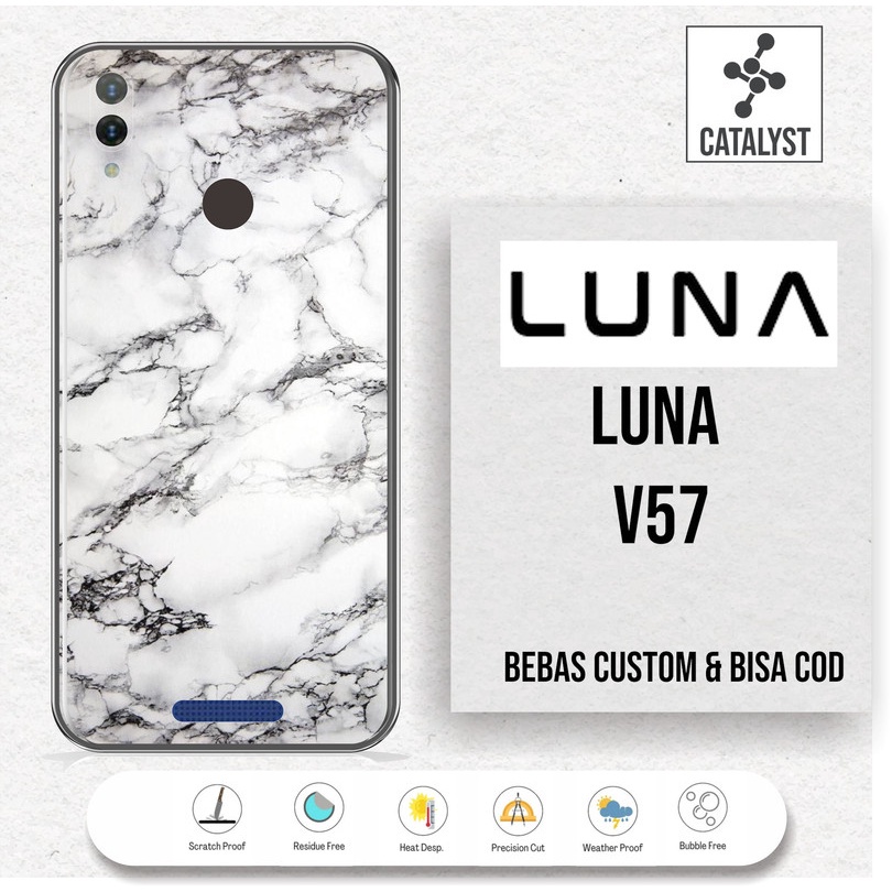 (Buy 1 Get 2) Garskin Skin LUNA V57 - KODE -39EH Bisa Custom - Sticker Case
