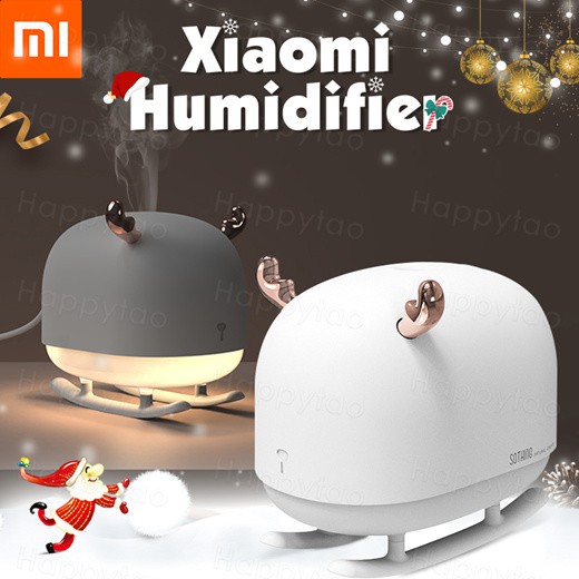 MIJIA SOTHING DEER HUMIDIFIER AIR DIFFUSER PELEMBAB UDARA MODEL RUSA DESAIN LUCU + LAMPU