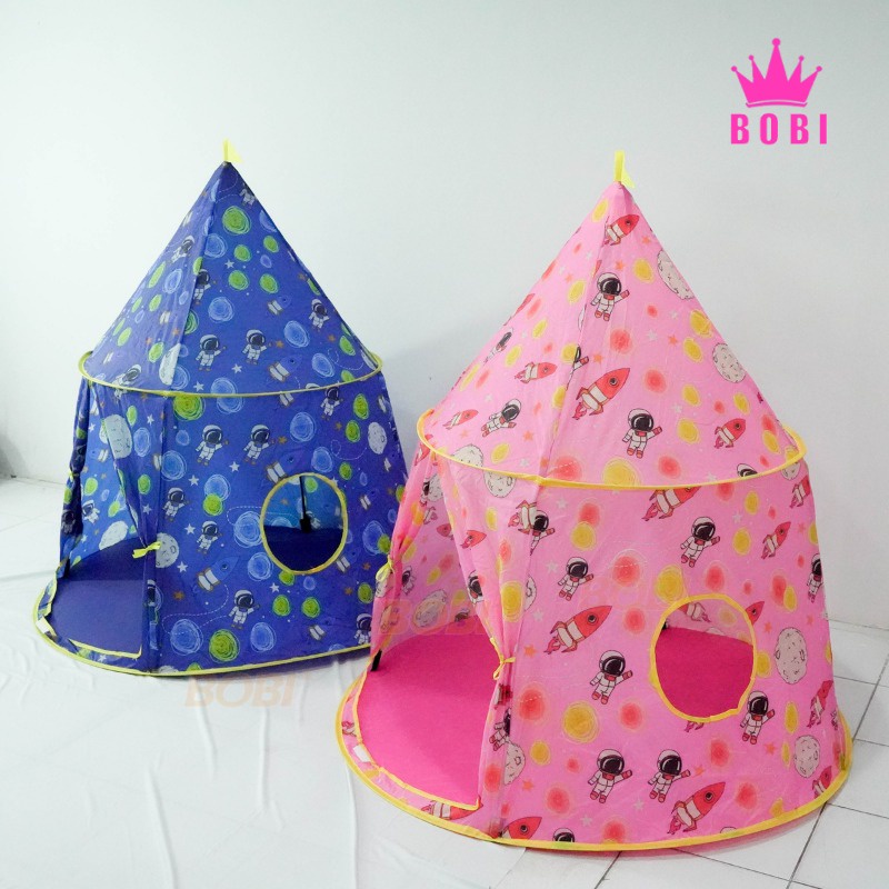 Tenda Anak Motif Astronot Kode : KT9696 /  Children's Tent Play House Indoor-Outdoor code : KT9696