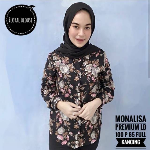 PROMO FLORAL BLOUSE MONALISA PREMIUM