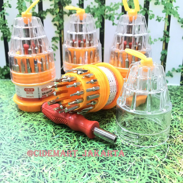 [ORIGINAL] OBENG SET 31 IN 1 SCREWDRIVER / OBENG PLUS / OBENG MINUS TERMURAH